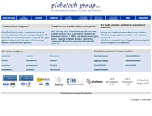 Tablet Screenshot of globetech-group.com